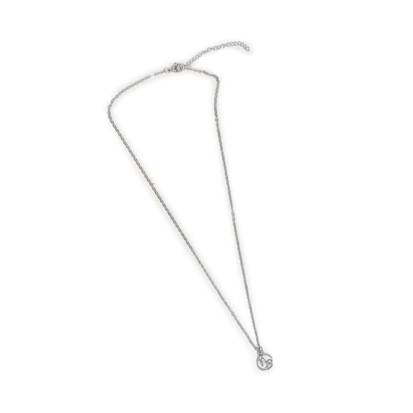 Capricorn Titanium Laser Pendant on Chain - Picture 2 of 3